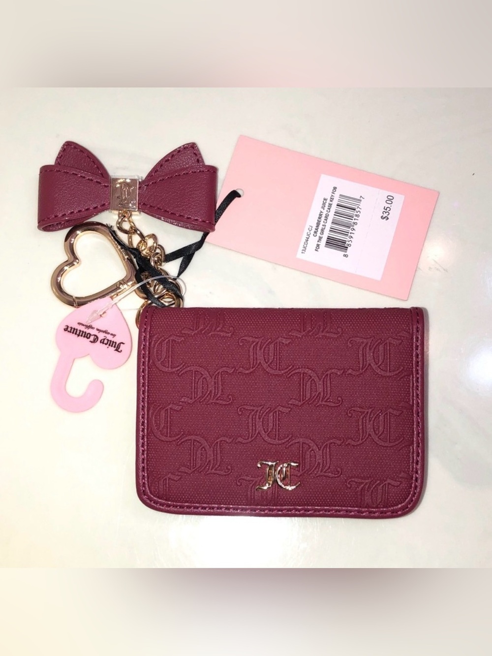 Juicy Couture For the Girls Cardholder and Key Fob - Picture 2 of 10